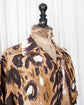 2022AW MARNI Viscose Leopard Open Collar Shirt Made in ITARY