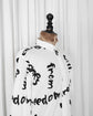2022SS COMME des GARÇONS HOMME PLUS Message Printed Long Shirt