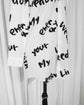 2022SS COMME des GARÇONS HOMME PLUS Message Printed Long Shirt