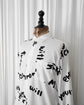 2022SS COMME des GARÇONS HOMME PLUS Message Printed Long Shirt