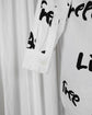 2022SS COMME des GARÇONS HOMME PLUS Message Printed Long Shirt