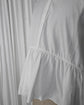 CECILIE BAHNSEN  Cotton Ribbon Cuff Peplum Blouse