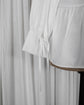 CECILIE BAHNSEN  Cotton Ribbon Cuff Peplum Blouse