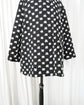 ASPESI Cut Jacquard Dot Asymmetric No Collar Coat Made in ITARY