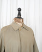 80s Burberrys "Single Raglan Sleeve" Cotton Balmacaan Coat with Belt