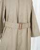 80s Burberrys "Single Raglan Sleeve" Cotton Balmacaan Coat with Belt