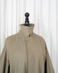 80s Burberrys "Single Raglan Sleeve" Cotton Balmacaan Coat with Belt
