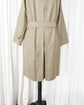80s Burberrys "Single Raglan Sleeve" Cotton Balmacaan Coat with Belt