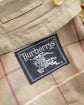 80s Burberrys "Single Raglan Sleeve" Cotton Balmacaan Coat with Belt