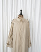 80s allegri "Design by Giorgio Armani" moda impermeabile "OSLO DOUBLE" Cotton Trench Coat Made in ITARY