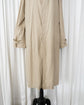 80s allegri "Design by Giorgio Armani" moda impermeabile "OSLO DOUBLE" Cotton Trench Coat Made in ITARY