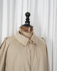 80s allegri "Design by Giorgio Armani" moda impermeabile "OSLO DOUBLE" Cotton Trench Coat Made in ITARY