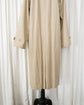 80s allegri "Design by Giorgio Armani" moda impermeabile "OSLO DOUBLE" Cotton Trench Coat Made in ITARY