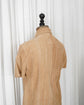 90s HERMÈS PARIS  Lambskin Suede Stripe Stitched Shirt Made in France