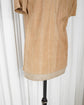 90s HERMÈS PARIS  Lambskin Suede Stripe Stitched Shirt Made in France