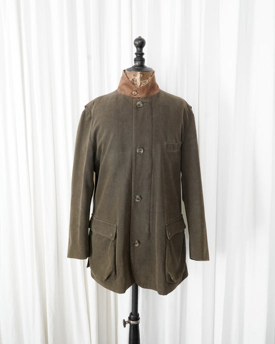 Loro piana "Roadster Jacket" Storm System Cotton Canvas Coat