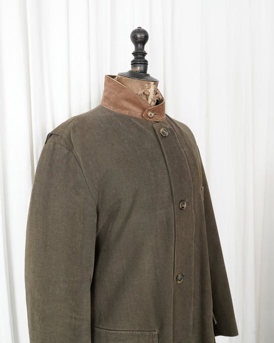 Loro piana "Roadster Jacket" Storm System Cotton Canvas Coat