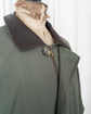 90s Loro Piana "HORSEY" Storm System Field Jacket Leather Collar  with Chin Strap