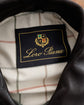 90s Loro Piana "HORSEY" Storm System Field Jacket Leather Collar  with Chin Strap