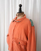 80s Italian Color Blocked Cotton Sweatshirt Made in ITARY  "Massimo Osti / Boneville Inspiration Source"