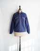 French Vintage Blue work cotton jacket