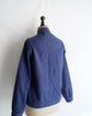 French Vintage Blue work cotton jacket