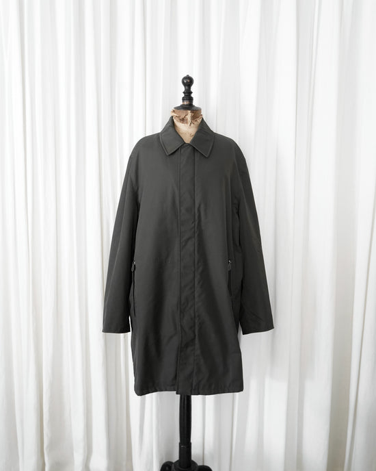 90s HERMÈS PARIS  Padded Tech Car Coat Made in France