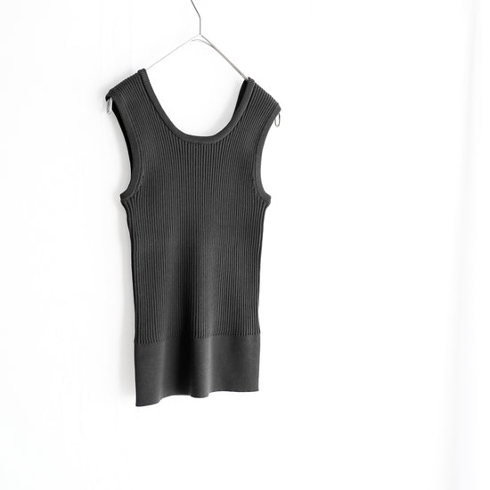 RIB KNIT TANKTOP