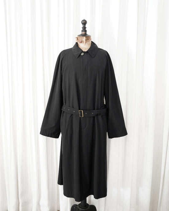 90s GIORGIO ARMANI CLASSICO "Loro Piana STORM SYSTEM" Wool Belted Long Coat MADE IN ITALY
