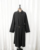 90s GIORGIO ARMANI CLASSICO "Loro Piana STORM SYSTEM" Wool Belted Long Coat MADE IN ITALY