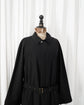 90s GIORGIO ARMANI CLASSICO "Loro Piana STORM SYSTEM" Wool Belted Long Coat MADE IN ITALY