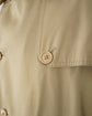 80s Yves Saint Laurent  Cotton Gabardine Double Breasted Trench Coat