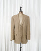 Polo by Ralph Lauren  Silk Houndstooth Tweed Tailored Jacket Made in Spain