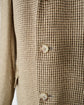 Polo by Ralph Lauren  Silk Houndstooth Tweed Tailored Jacket Made in Spain
