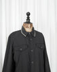 ARMANI COLLEZIONI Water Repellent Piping Trimmed Shirt Jacket