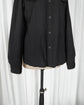 ARMANI COLLEZIONI Water Repellent Piping Trimmed Shirt Jacket