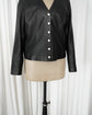 90s agnes b. Lambskin Leather Jacket "Made in France"