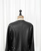 90s agnes b. Lambskin Leather Jacket "Made in France"