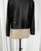 90s agnes b. Lambskin Leather Jacket "Made in France"