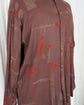 80s allegri Geometric Abstract Rayon Shirt