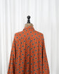 90s GIORGIO ARMANI Rayon Circle Dot Shirt "MADE IN ITALY"