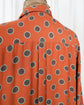 90s GIORGIO ARMANI Rayon Circle Dot Shirt "MADE IN ITALY"