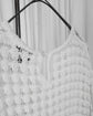 90s ARMANI JEANS Crochet Loose U Neck Knit