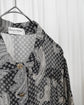 80s GIORGIO ARMANI Wool Chiffon Paisley Pattern Dress