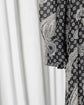 80s GIORGIO ARMANI Wool Chiffon Paisley Pattern Dress