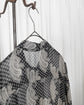 80s GIORGIO ARMANI Wool Chiffon Paisley Pattern Dress