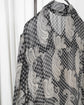 80s GIORGIO ARMANI Wool Chiffon Paisley Pattern Dress
