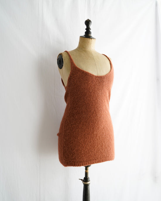 DRIES VAN NOTEN mohair knit camisole dress