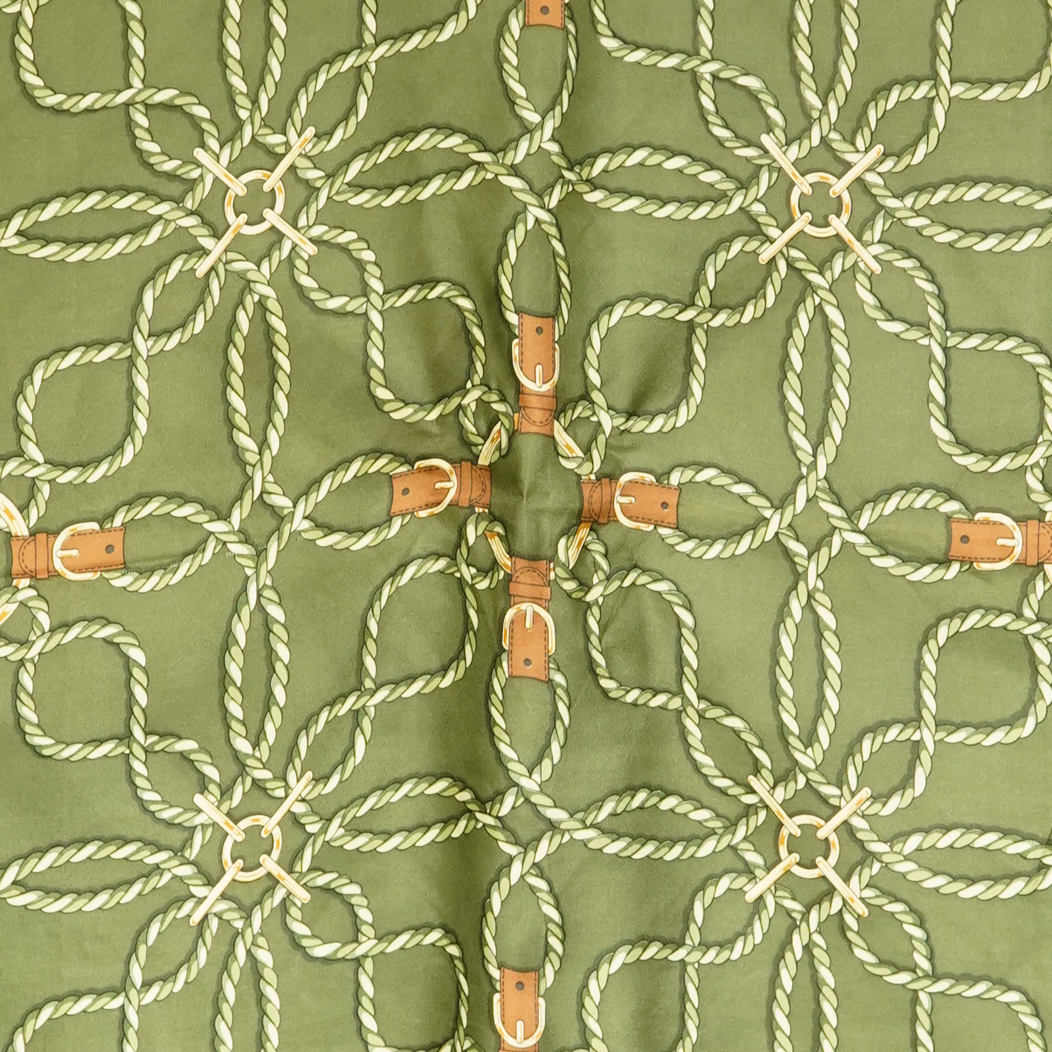 HERMES カレ70 カレ 70 《グラン・マネージュ・デタイユ》 - グリーン | Hermès