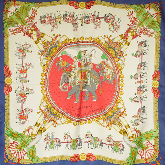 HERMES カレ90 "Caparaçon de la France et du Land"